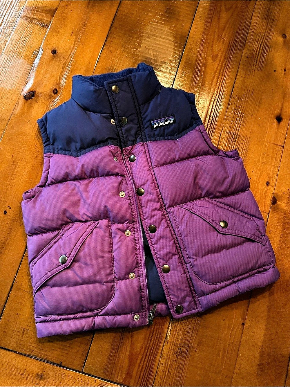 Patagonia Kids' Down Vest Puffer Vest Girls XS (5-6)